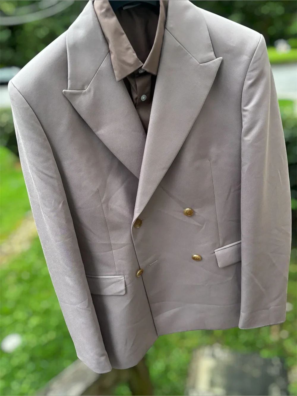 ASOS Design Mens Double Breasted Suit Dusty Pink 36R Pants Shirt 30 32 Nordstrom